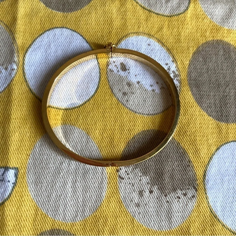Kate Spade Heritage enamel black and gold bangle - Picture 6 of 13